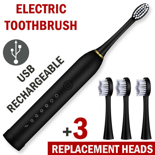 Rechargeable Electric Toothbrush Heads Brush  Toothbrushes For Adults And Kids